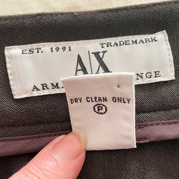 Brown Armani Exchange A/X Skirt - Size 14 - Picture 6 of 6